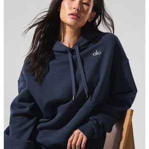 ALO Yoga Women's Dark Blue Hoodie